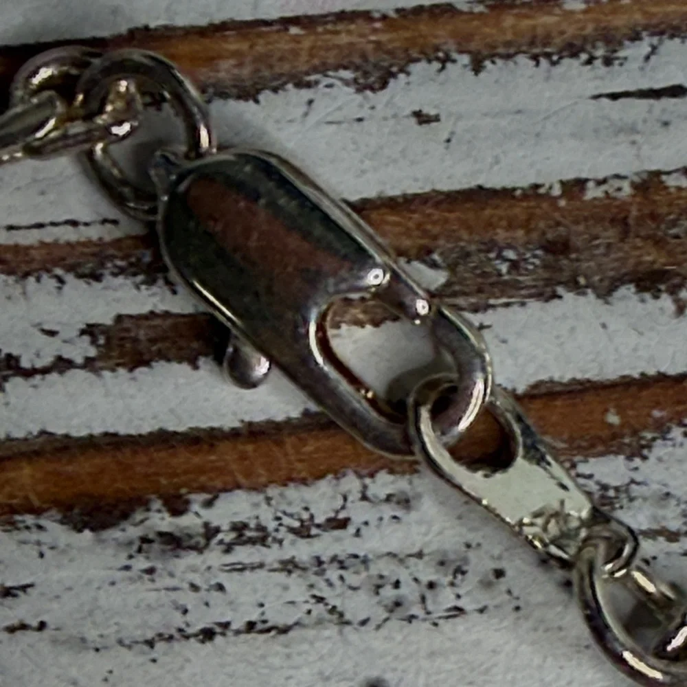 STERLING SILVER STATEMENT BIB NECKLACE FINE 925 6193 - Picture 3 of 9